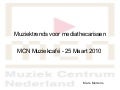 MCN Muziektrends Mediathecarissen