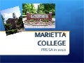 Marietta College 2010