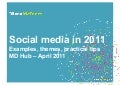 Social media in 2011 - MD Hub presentation