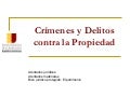 ENJ-325: Crímenes y Delitos contra la Propiedad