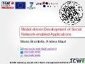 Model-driven Development of Social Network-enabled Applications