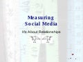 Measuring Social Media November 2007