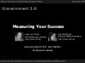 Goverment 2.0: Social Media in the Age of Obama - Measuring Your Success