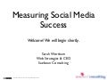 Measuring Social Media Success