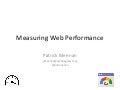 Measuring web performance