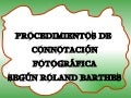 Mecanismos de connotacion fotografica