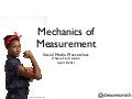Mechanics of Measurement