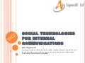 Social media and Internal Comms