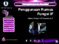 Ms.Excel Rumus Fungsi IF