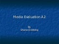 G324 Shane Dobbing Media Evaluation