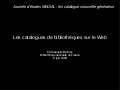 Les catalogues sur le Web