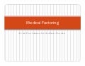Medical factoring for healthcare providers