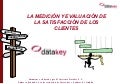 Medicion y evolucion de la satisfacion clientes