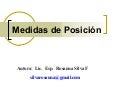 Medidas de Posición