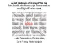 Medieval latin manuscripts least distance of distinct vision