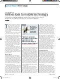 SimpliFlying Featured - Airlines look to mobile technology