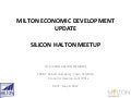 Meetup 31 Town of Milton EcDev Presentation