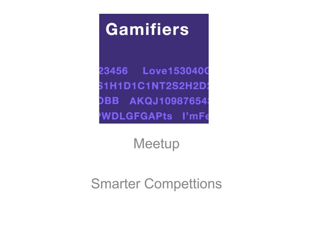 Gamifiers Meetup - 6 June - Campus - Intro