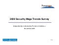 2009 Security Mega Trends & Emerging Threats