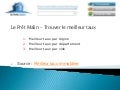 Meilleur taux en mai 2013 par le prêt malin