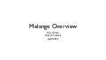 OpenStack Folsom Summit: Melange overview