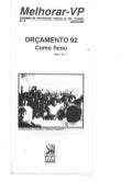 Melhorar VP Número 08 - Janeiro de 1992