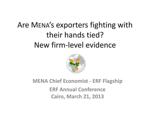 Are Mena’s exporters fighting with ...