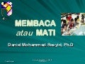 Membaca atau mati
