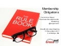 Member Obligations (2011 CrossRef Annual Meeting)