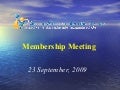 Members Meeting September 2009