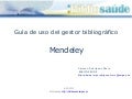 Mendeley guia de uso (actualización febrero 2012)
