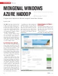Mengenal Windows Azure Hadoop