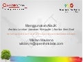 Menggunakan AlisJK (Analisis Lembar Jawaban Kompuer/Analisis Item Soal)