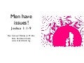 Men have issues!