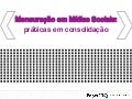 Mensuração em Mídias Sociais - Práticas em Consolidação
