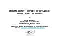 Mental health burden of HIV/AIDS in developing countries by David Ndetei
