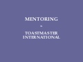 Mentoring