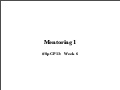 Mentoring 1