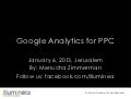 Google Analytics for PPC: SMX Israel 2013