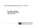 Making the Federal Budget