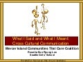 MICTCC Cross Cultural Communication