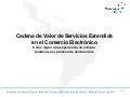 Cadena de Valor de Servicios Extendida en el Comercio Electrónico