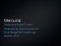 Mercurial Distributed Version Control
