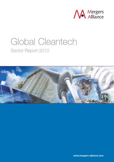 Mergers brochure cleantech 2012