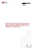 Mesura de govern sobre el Programa d'Actuacions en relació a l'adhesió de l'Ajuntament de Barcelona a la celebració de l'Any Europeu de la Gent Gran i la Solidaritat entre Generacions 2012