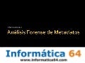 Análisis Forense Metadatos