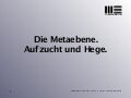 Leben durch Podcasting - Die Metaebene