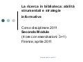 Cercare risorse elettroniche
