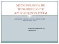 Metodologia de desarrollo de aplicaciones eorm