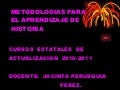 Metodologias para el aprendizaje de historia